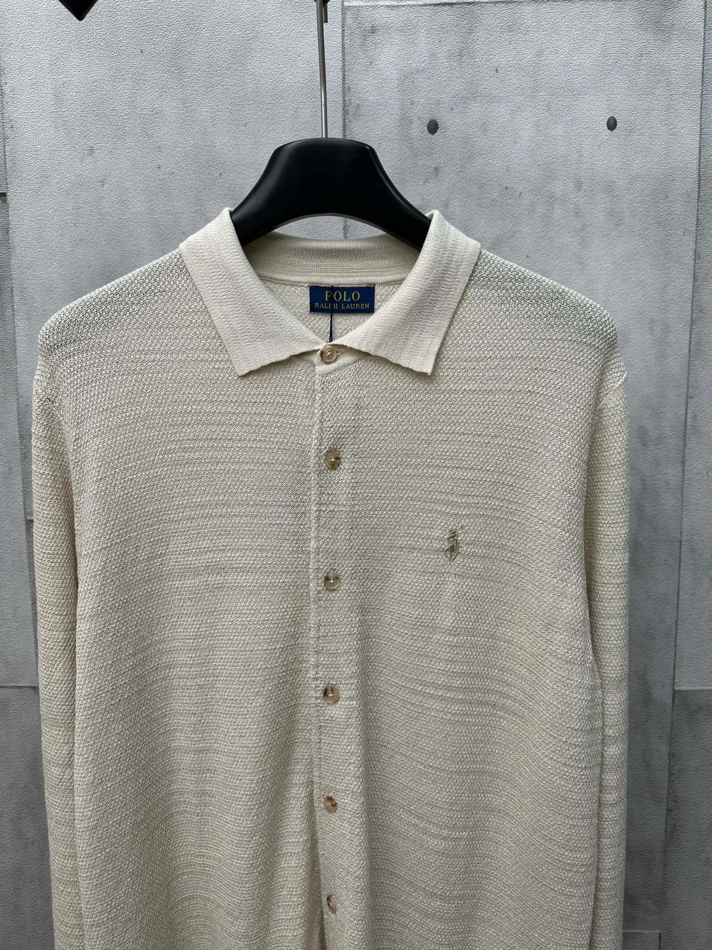 🅿️530 Ralph Lauren 25SS new linen knitted long shirt Size: S M L XL